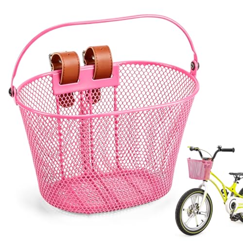 Facile da montare e smontare in 1 minuto: il cestino anteriore per bicicletta per bambini è fissato con chiusure in regolabili, non richiede attrezzi e può essere rimosso rapidamente o utilizzato come borsa per il trasporto