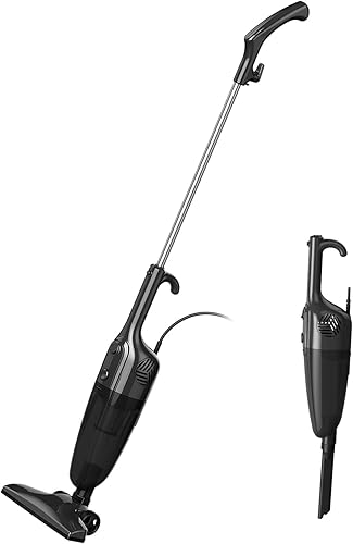 Aspiradora con cable, aspiradora de mano ligera de alta potencia con herramienta para hendiduras para el hogar, apartamento, alfombra, pelo de