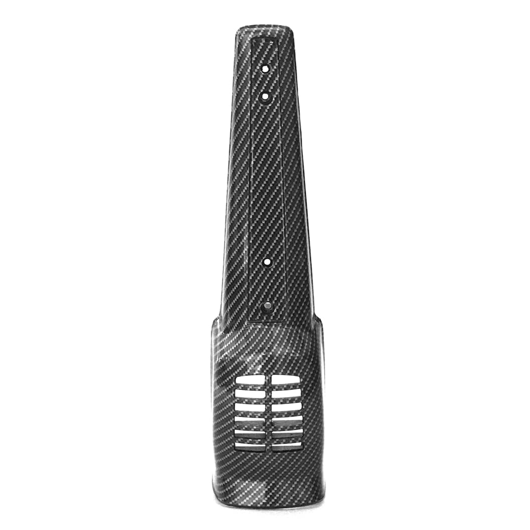 Boita 2.0 Mascherina anteriore Copristerzo compatibile con Vespa 50 Carbonio Nero Lucido