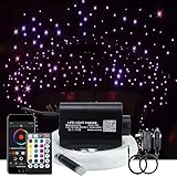 AKEPO Car Home 16W Fiber Optic Lights Star Ceiling Light Kit APP+Music Control Effect, RGBW Sound...
