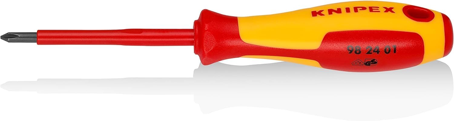 Knipex 98 24 01 VDE Insulated Phillips Screwdriver PH 1 PH1