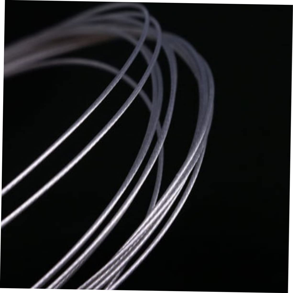 BESPORTBLE 72pcs Fishing Leader Wire Wear-Resistant Fishing Line Swivel Design for Bass Carp and More and Flexible for Freshwater Use