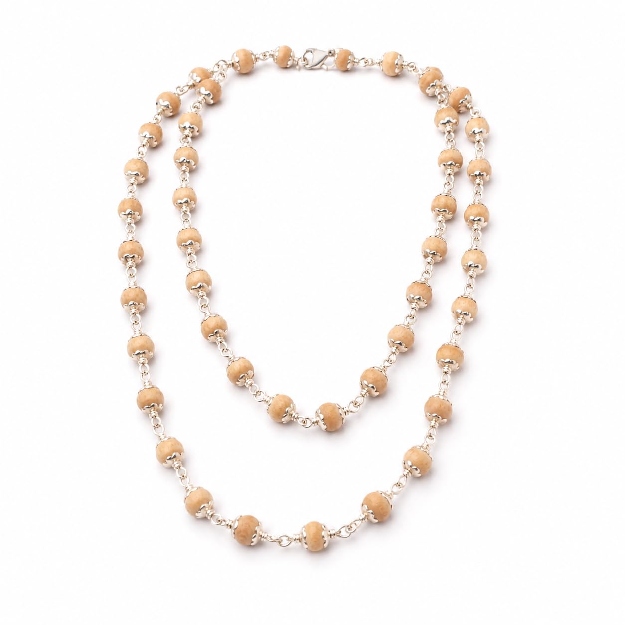Tulsi Mala with Silver Capping, Pure, Authentic, Energised-image-10