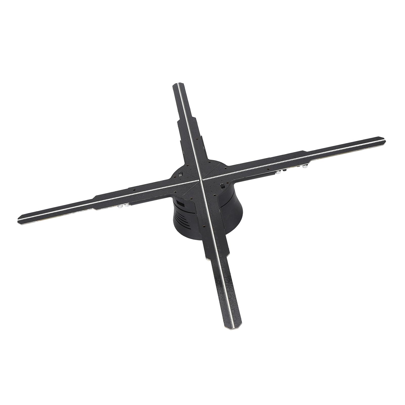 Ventilador de Holograma 3D, 510X1400P, 4 Aspas, Ventilador de Holograma LED, Pantalla Publicitaria para Proyector, para Barra de Carteles de Tiendas de Negocios de Vacaciones