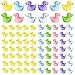 Tindobewan 100 PCS Tiny Ducks Mini Resin Ducks Miniature Duck Figures Ornament for Craft, Garden, Aquarium, Home Decorationsï¼ˆMulti Colorï¼‰