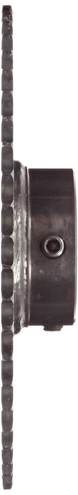 Martin Roller Chain Sprocket, Bored-to-Size, Type B Hub, Single Strand, 35 Chain Size, 0.375