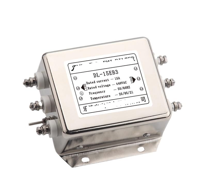 YTMJPQQJI DL-15EB3 DL-25EB3 25A/15A Filter Three-Phase Power Filter(DL-15EB3 3phase 15A)