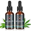 (2-Pack) Hemp Oil – 9000MG of Organic Hemp Extract – 100% Natural Hemp Drops, Rich in Vitamin & Omega, Helps with Skin…