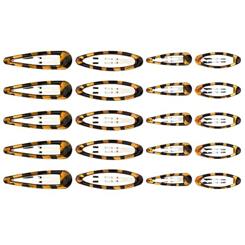 Pinzas para cabello estilo carey 20 piezas AMCAMI miniatura 1