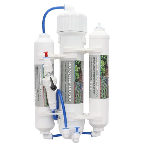 Dupla Sistema de ósmosis RO 200 I Sistema de ósmosis inversa para Agua de Salida Clara y Libre de sustancias…