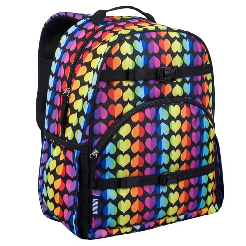 Wildkin Mochila ecológica de 17 pulgadas para niños y niñas, cuen...