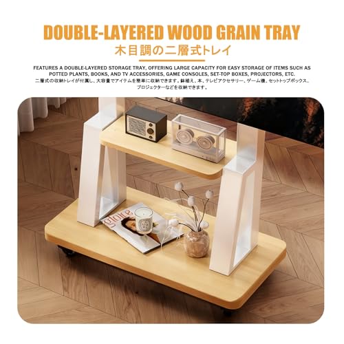 Soporte móvil universal para TV de piso 32-80in miniatura 6