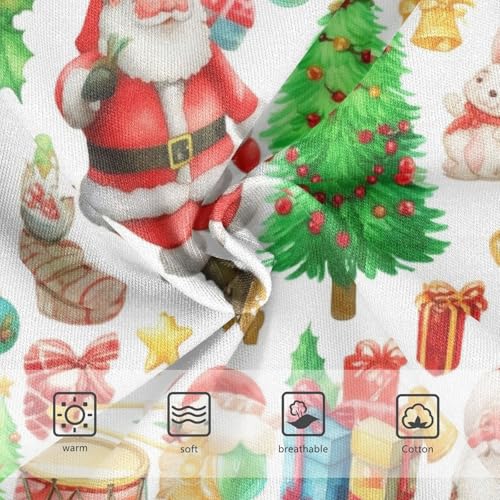 Joisal Cartoon Christmas Santa Claus Cute Girl Panties Cute Toddler Girls Underwear Cotton Fun Kids Briefs Undies 2t3