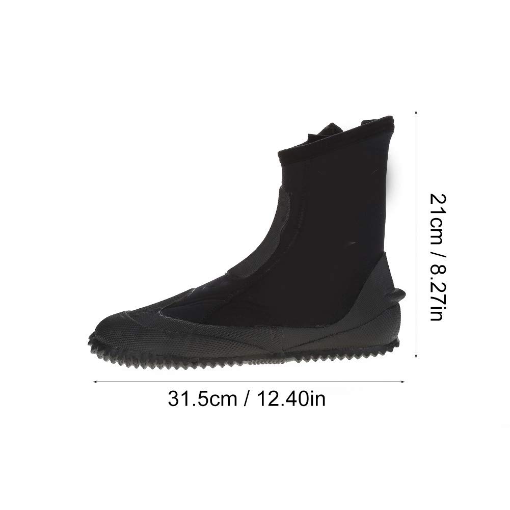 RiToEasysports KEEP DIVING 5 Mm Neoprenowe Buty do Wody Wygodne Buty do Nurkowania Snorkelingu i Pływania Rozmiar M-2XL Czarny 1 para
