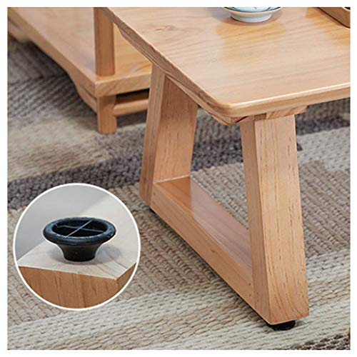 Table basse compacte en bois naturel pour lit et canapé - 5