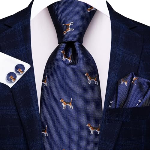 Image of Hi-Tie Men's Tie Sets Silk Paisley Striped Necktie Pocket Square Cuff-links Sets Wedding Business Holiday