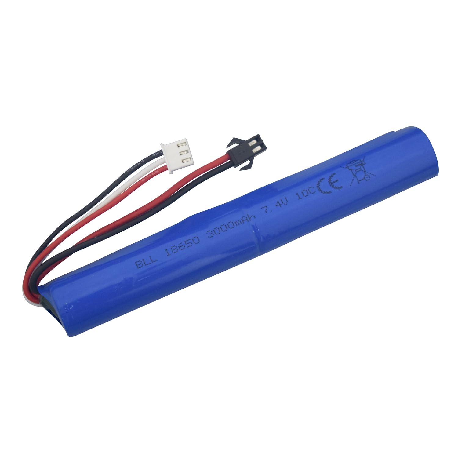 Batterie Li-ion AMZZN 7.4V 3000mAh 15C 2S SM-4P + Chargeur USB – Pour RC EC08 DE85, Voitures, Camions, Bateaux
