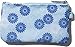 DQL Lanyard and id holder, zip id case with lanyard, Small Zipper Wallets for Women, Zip ID Case Wallet (Indigo Garden, One Size)