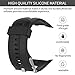 Watbro Watch Band Compatible with Garmin Forerunner 10/ Forerunner 15 Running Watch, Soft Silicone Replacement Wristband for Garmin Forerunner 10/15 Smart Watch Women Men