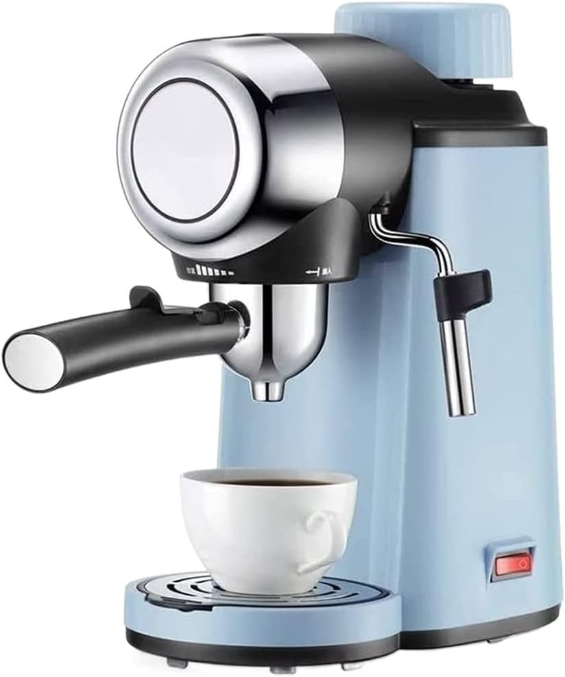 7LiuYueFei6 Coffee Machine, Espresso Machines, 5Bar Espresso Maker, Automatic Cappuccino Coffee Maker with Foaming Milk Frother Wand, Perfect for Home, Office Use 7LiuYueFei6 Coffee Machine, Espresso Machines, 5Bar Espresso Maker, Automatic Cappuccino Coffee Maker with Foaming Milk Frother Wand, Perfect for Home, Office Use