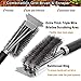 POLIGO Safe Grill Brush and Scraper with Deluxe Handle - 18