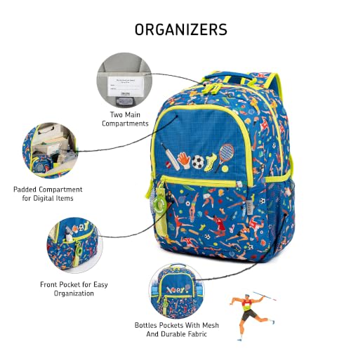 Image of ZOOKEEPER School Bag for Boys & Girls Kids School Bags for 5-7 Years