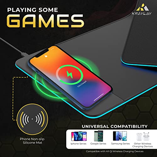 Kraylay XXL RGB Gaming Mouse Pad