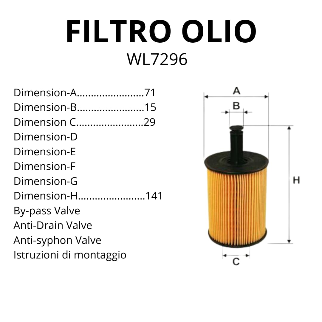 KIT TAGLIANDO COMPATIBILE CON AUDI A3 2.0 TDI (8P1) 103KW 140CV DAL 2003 AL 2011 + OLIO 5W30
