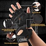 ihuan New Breathable Workout Gloves for Women & Men - No More Sweaty & Full Palm Protection Gym Exercise, Cycling， Fitness, Weightlifting, Pull-ups, Deadlifting, Rowing - Image 5