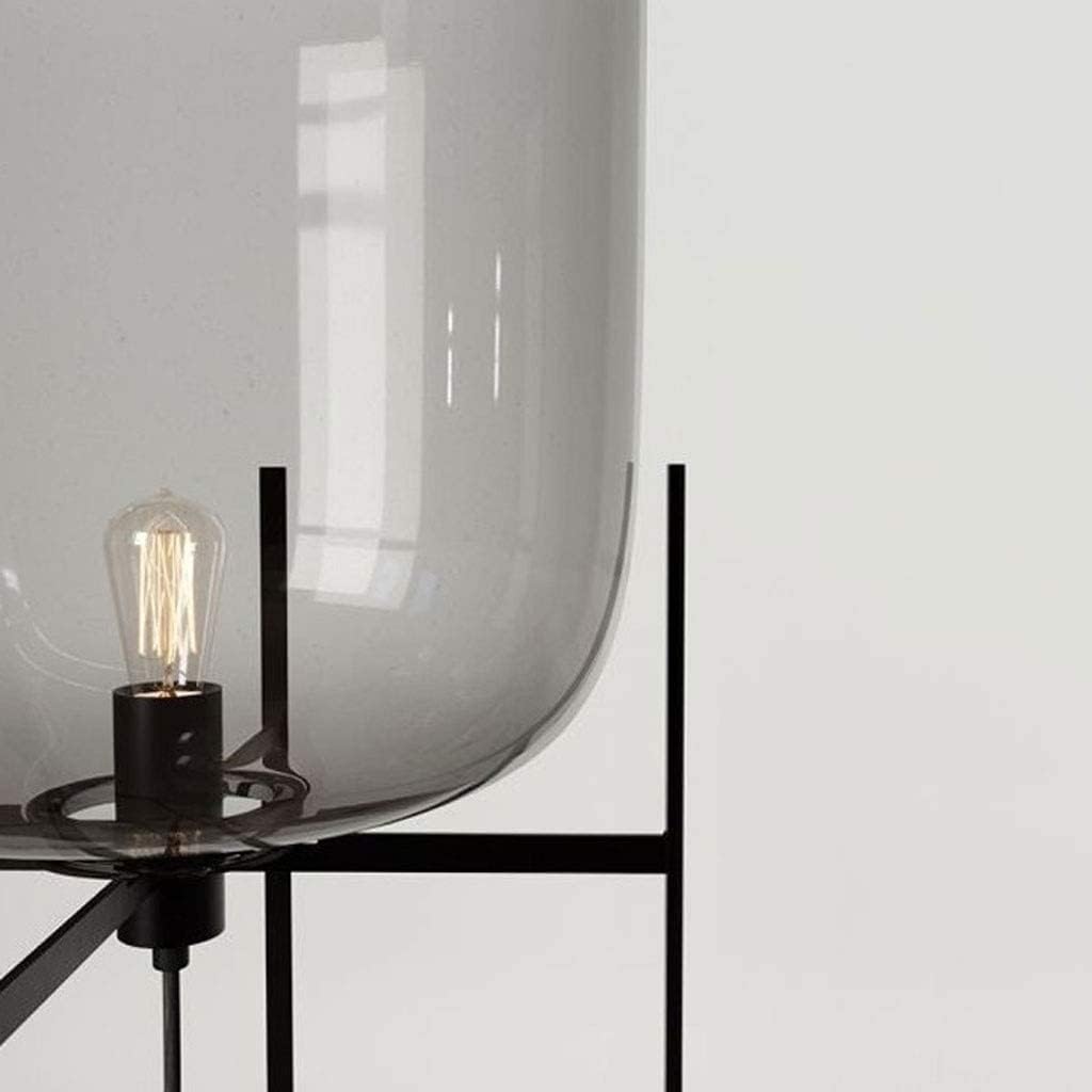 フロアライト 現代のフロアランプホームデコ照明ツール、ガラス照明器具スタンディングランプ、北欧LEDフロアライト 新しい