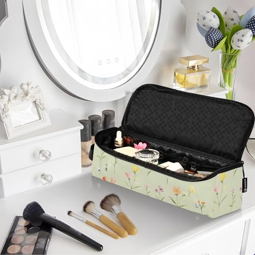 Bolsa de viaje SEHANY para herramientas de cabello con tapete resistente al calor desmontable, almacenamiento 2 en 1 para planchas y rizadores, esencial portátil para mujeres miniatura 7