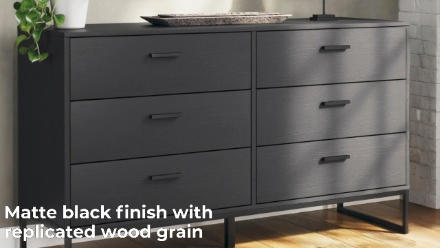 Amazon.com: Signature Design by Ashley Socalle Modern 6-Drawer Dresser with Safety Stop, Black : Home & Kitchen Amazon.com: Signature Design by Ashley Socalle Modern 6-Drawer Dresser with Safety Stop, Black : Home & Kitchen