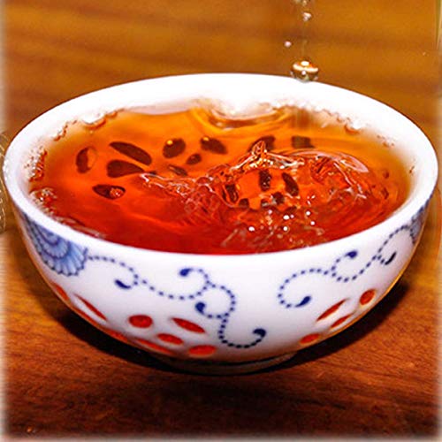 通用 357g Té Puer Maduro Yunnan Qizi 7598 Puer Tea Cake Orgánico Natural Pu'er Árbol más Antiguo Cocido Puer Black Puerh… - Imagen 8