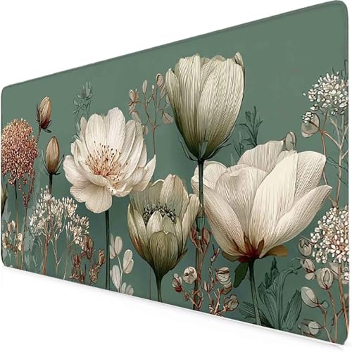Tapis de souris XXL étanche avec base antidérapante en caoutchouc 80x40cm