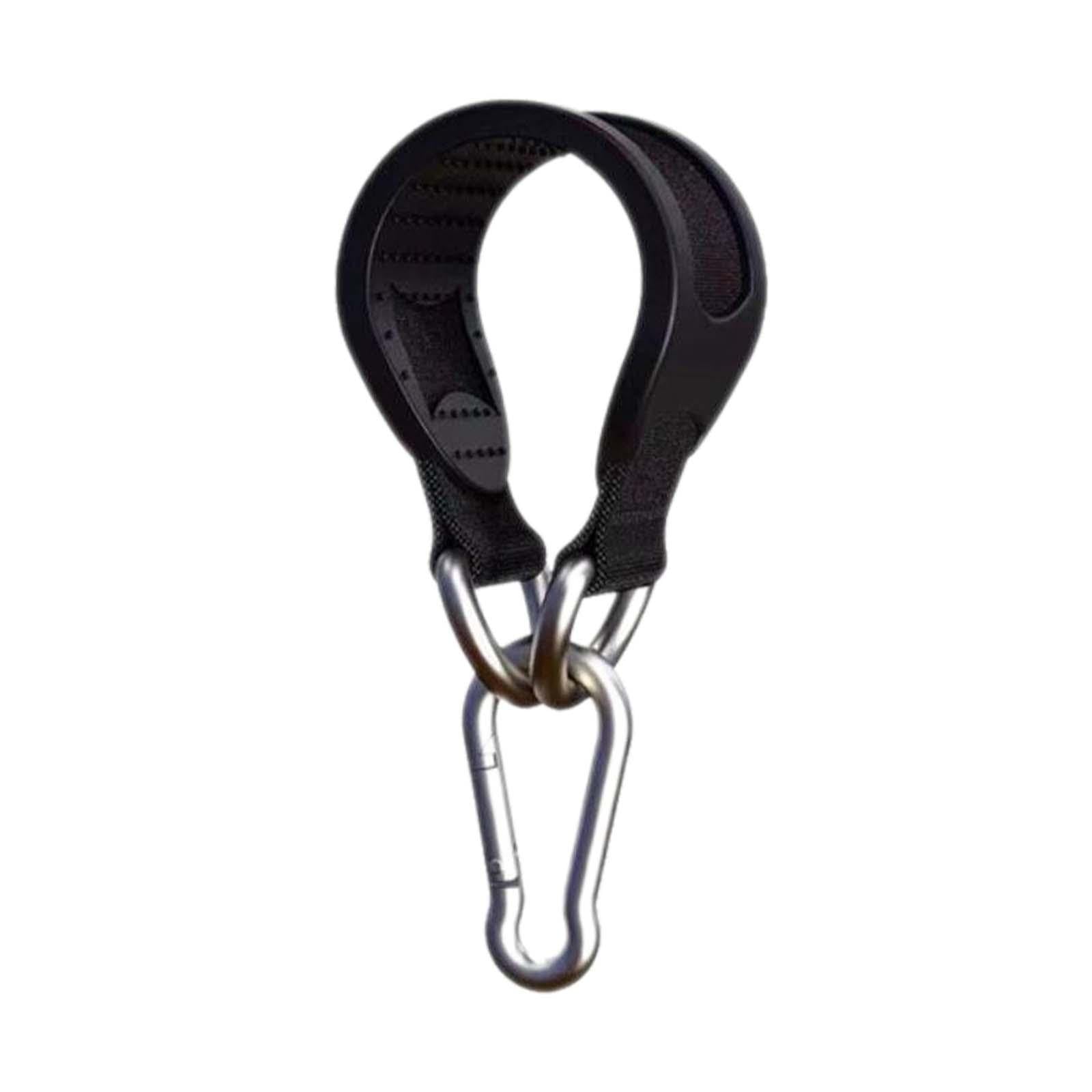 STYLEHEAVEN Exercise Strap Working Out Belt with Snap Carabiner Tree Swing Hanging Strap Black |Sporting Goods | Fitness Running & Yoga | Strength Training | Gloves Straps & Hooks-picture-46
