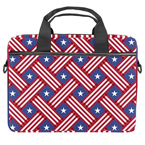 Sac à bandoulière pour ordinateur 13-14.5 pouces à motif 4 Juillet