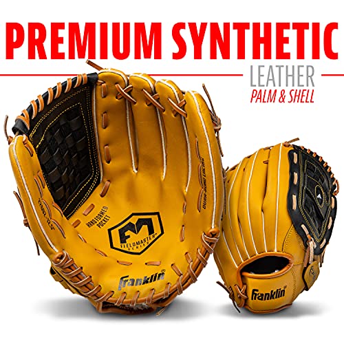 Image of Franklin Sports Baseball and Softball Glove - Field Master - Baseball and Softball Mitt