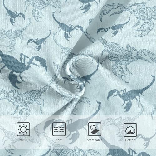 Girls' Underwear Blue Scorpion Cotton Stretch Comfort Toddler Panties3