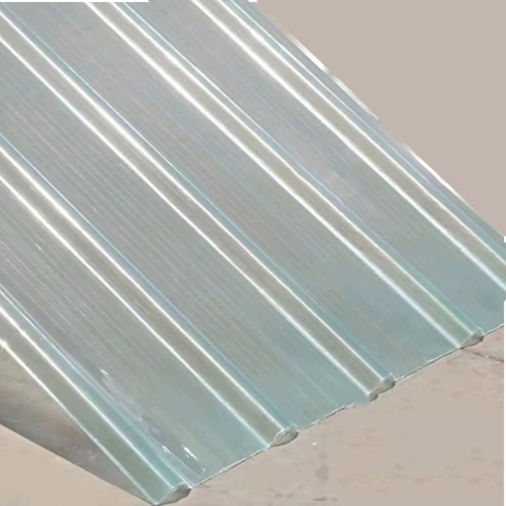 Feuille de plastique ondulé pour serre panneaux de toiture lumineux de jardin