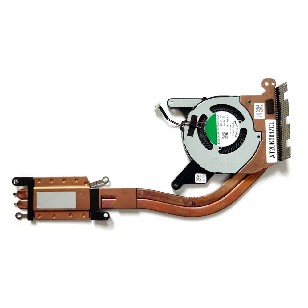 RTDPART Ventola di Raffreddamento del Computer Portatile per dell Latitude 5410 5411 0N7C76 N7C76 EG50060S1-C460-S9A DC5V 0.41A DFS5K12304363J FMCR DC28000PYF0 Nuovo