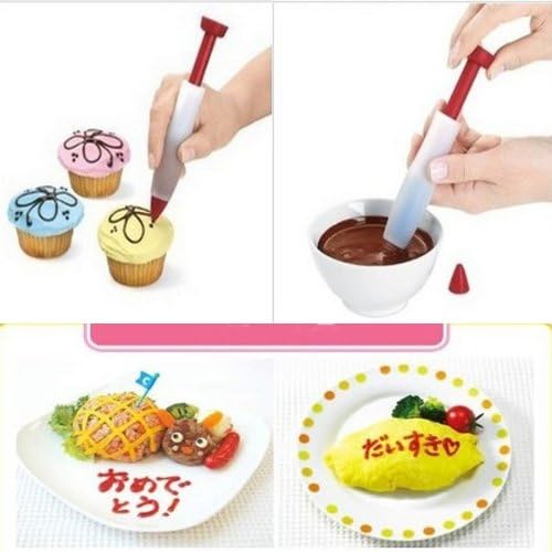 Silicone Biaohua Pen for Biscuits Pastries Chocolate Cake with Cream Decorated