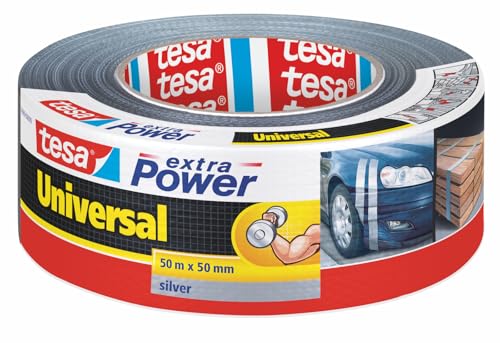tesa UK Tesa 56389 00000 12 50 Mm X 50 M Extra Power Duct Tape Silver Silver