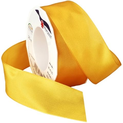 Morex Ribbon Präsent Dream Wired Taffeta Ribbon Spool, 1-1/2-Inch by 22-Yard, Cabin Yellow (09638/20-605) Cover