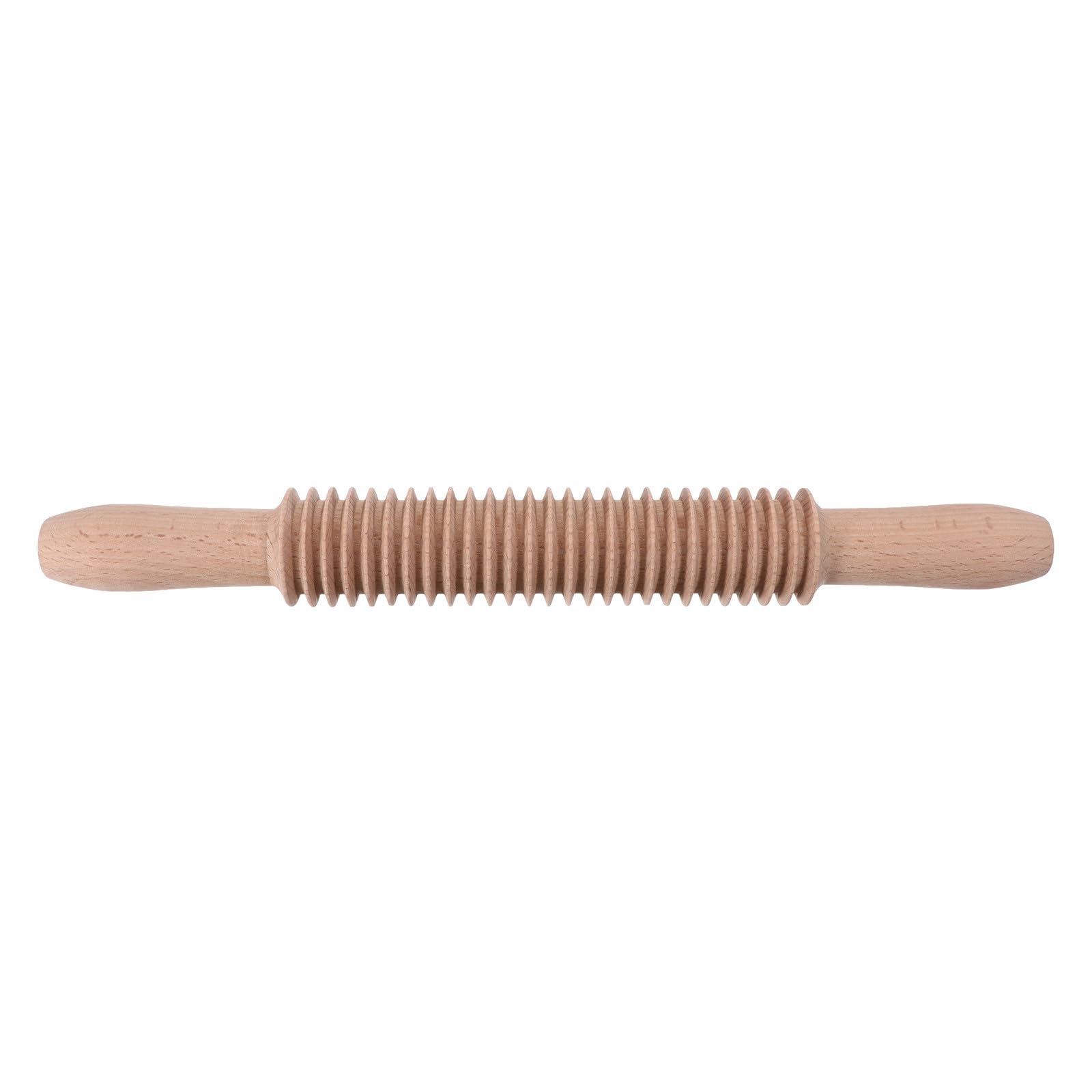 CRAFTHROU Mattarello per Troccoli in Legno Design a Vite, Rullo da Pasticceria Professionale Facile da Usare per Ristoranti e Preparazione Pasta