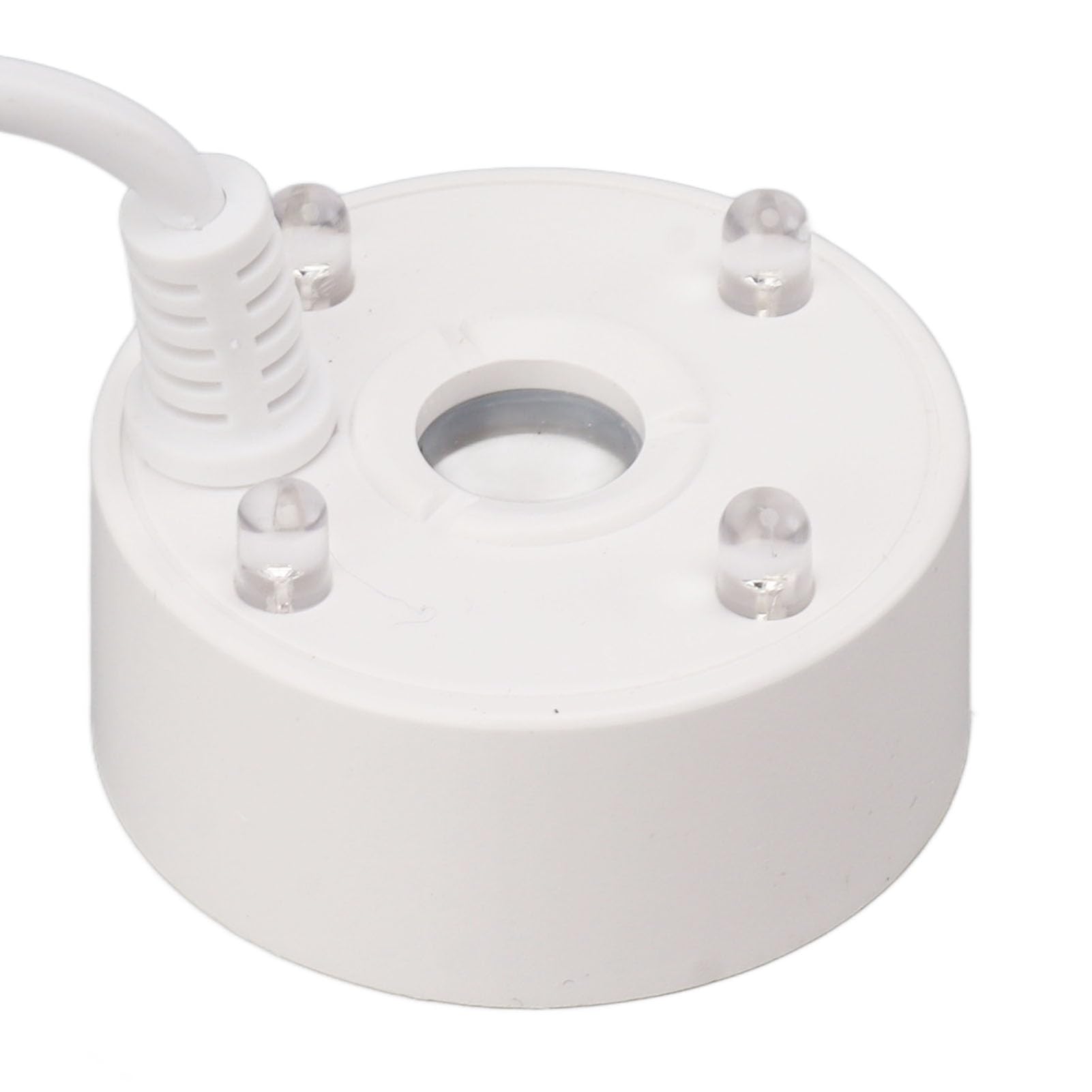 Ultrasonic Mist Maker Fogger, Water Fountain Pond R for Fish Sink Vase Birdbath Rockery Landscape Decor, 5V, USB Interface (White)