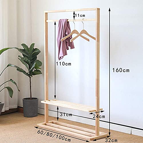 Rack de rangement de vêtements pour optimiser les petits espaces avec double étagère