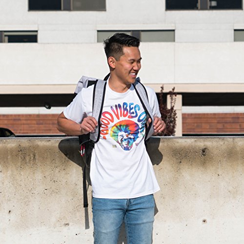 Bob Ross Headphones Good Vibes Only T-Shirt3