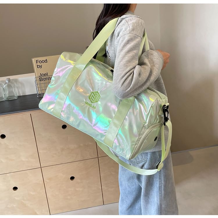 Travel Bag,Gym Bag for Women,Dance Bag,Duffle Bag,Tote Bags for Women,Weekender Bag with Shoes Compartment3