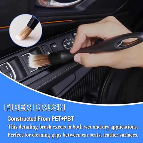 7PCS Ultra Soft Boars Hair Brush Set