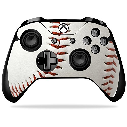 MightySkins Skin Compatible with Microsoft Xbox One X Controller – Baseball | Protective, Durable, and Unique Vinyl…